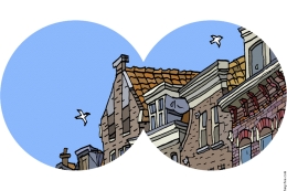 eigentijdse stadgezichten
