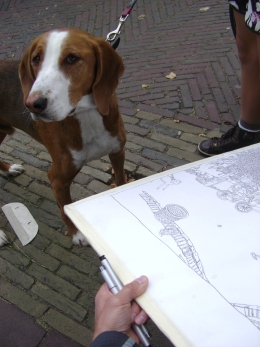 dog drawing